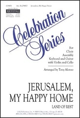Jerusalem, My Happy Home SAB choral sheet music cover